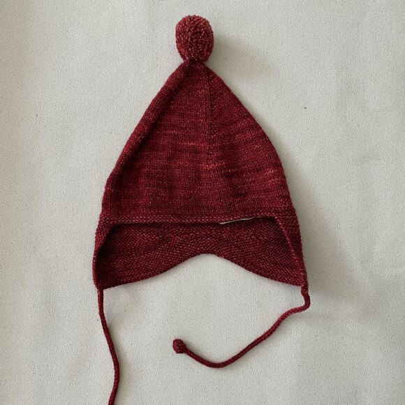 Misha And Puff Other - Misha & Puff Pointy Peak Hat - Brick